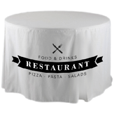 Round Fitted Tablecloth Image