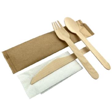 WCS001 4pcs Wooden Cutlery Set Image