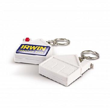 100306 House Shaped Measure Key Ring Image