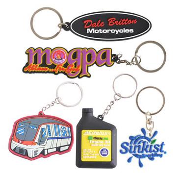 Custom Shaped PVC Keyring PCKP701 Image