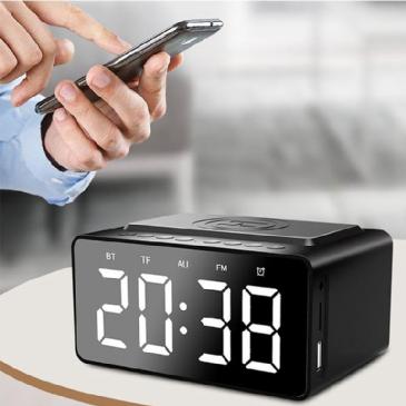 Dover Alarm Clock Wireless Charger Speaker AR 979 Image