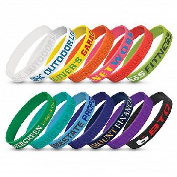 Silicon Wrist Band - Debossed 112805 Image