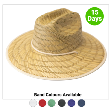 Natural Burnt Straw Hat Image