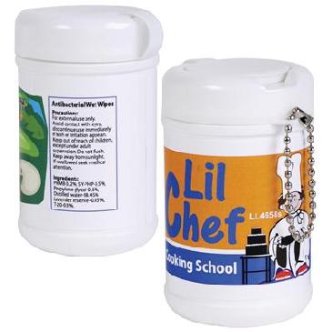 Anti Bacterial LL4658 Wet Wipes in Canister Image